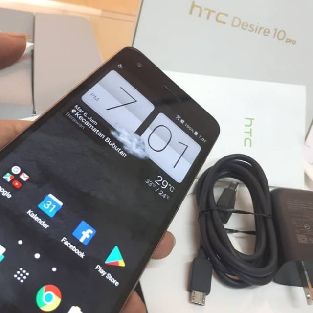 Sale smartPhone HTC desire 10 plus dualOn 4G lte Ram 4Gb Fullset dos imei tembus