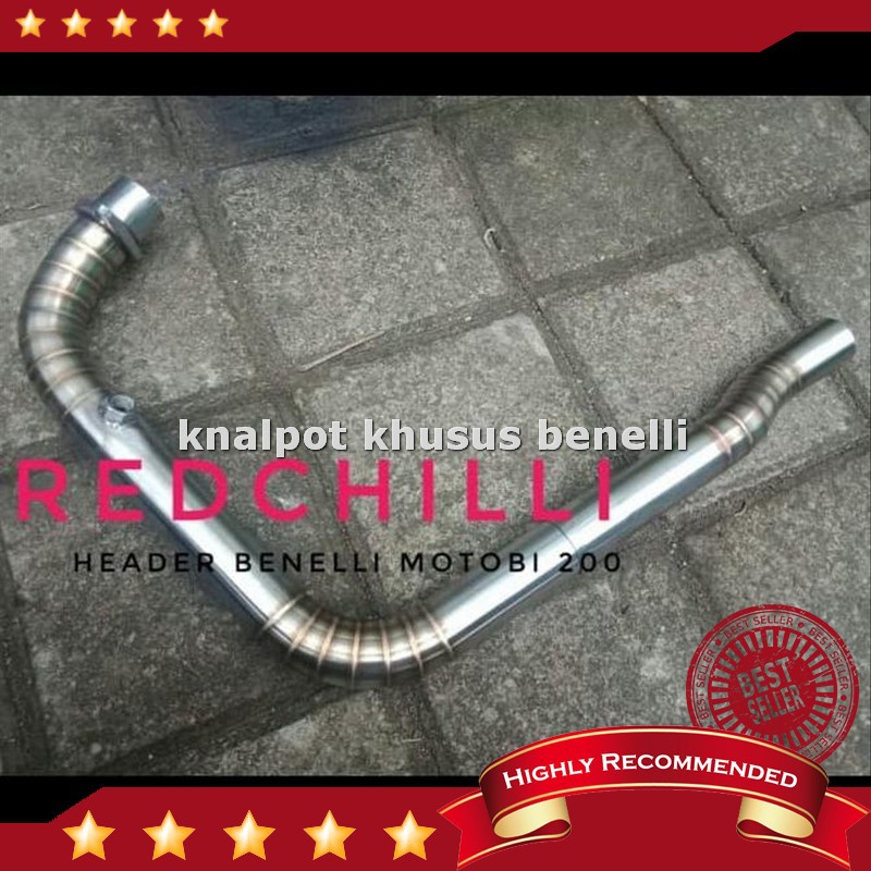 Harga Limited Header . Leher Knalpot Benelli Motobi Evo 200. Benelli Motobi Evi 200