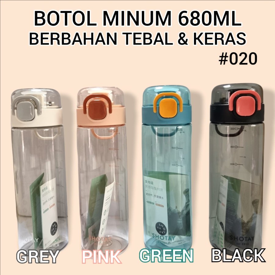 Botol Minum VIral kekinian Exclusive Sport Portable 680ml