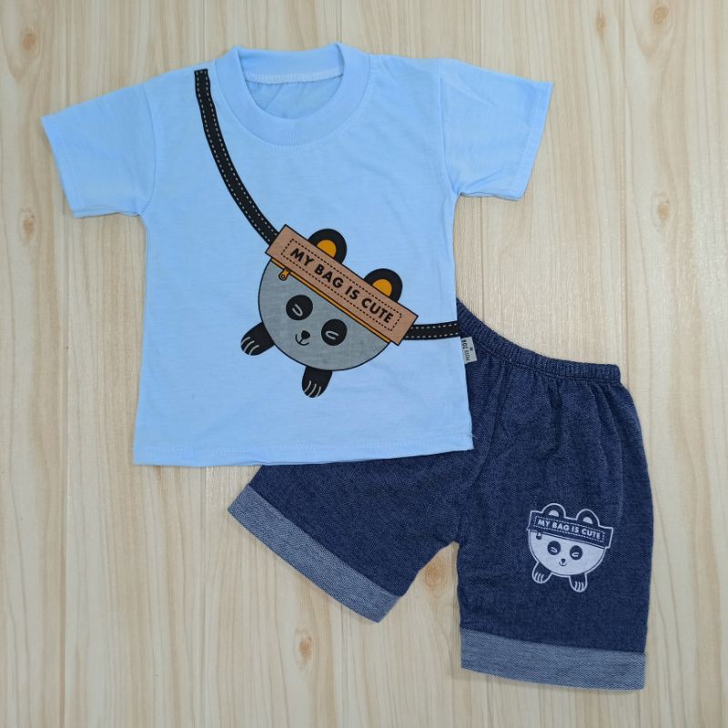 [Ss-8038] Baju Anak Kasual 6bulan-2tahun, Pakaian Anak Laki-laki Keren Casual Soft Jeans