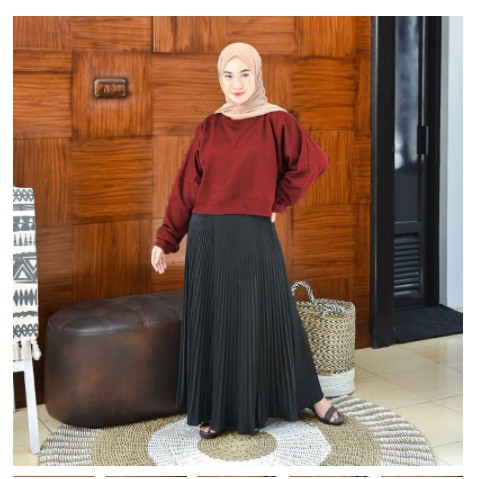 Oversize Crop polos Sweater wanita terbaru Hodie cewe kekinian hoodie murah keren distro Original