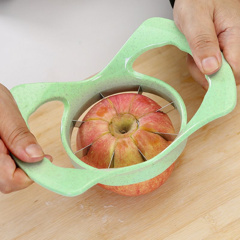 (BOW) Pemotong Buah Apel Pear Bahan Stainless Steel Apple Slicer Cutter