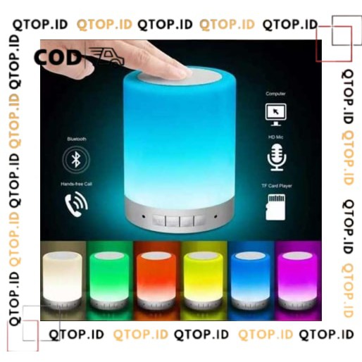 SPEAKER BLUETOOTH CL-671 LAMPU LED DISCO SMART TOUCH LAMP /LAMPU TIDUR [QTOP.ID]