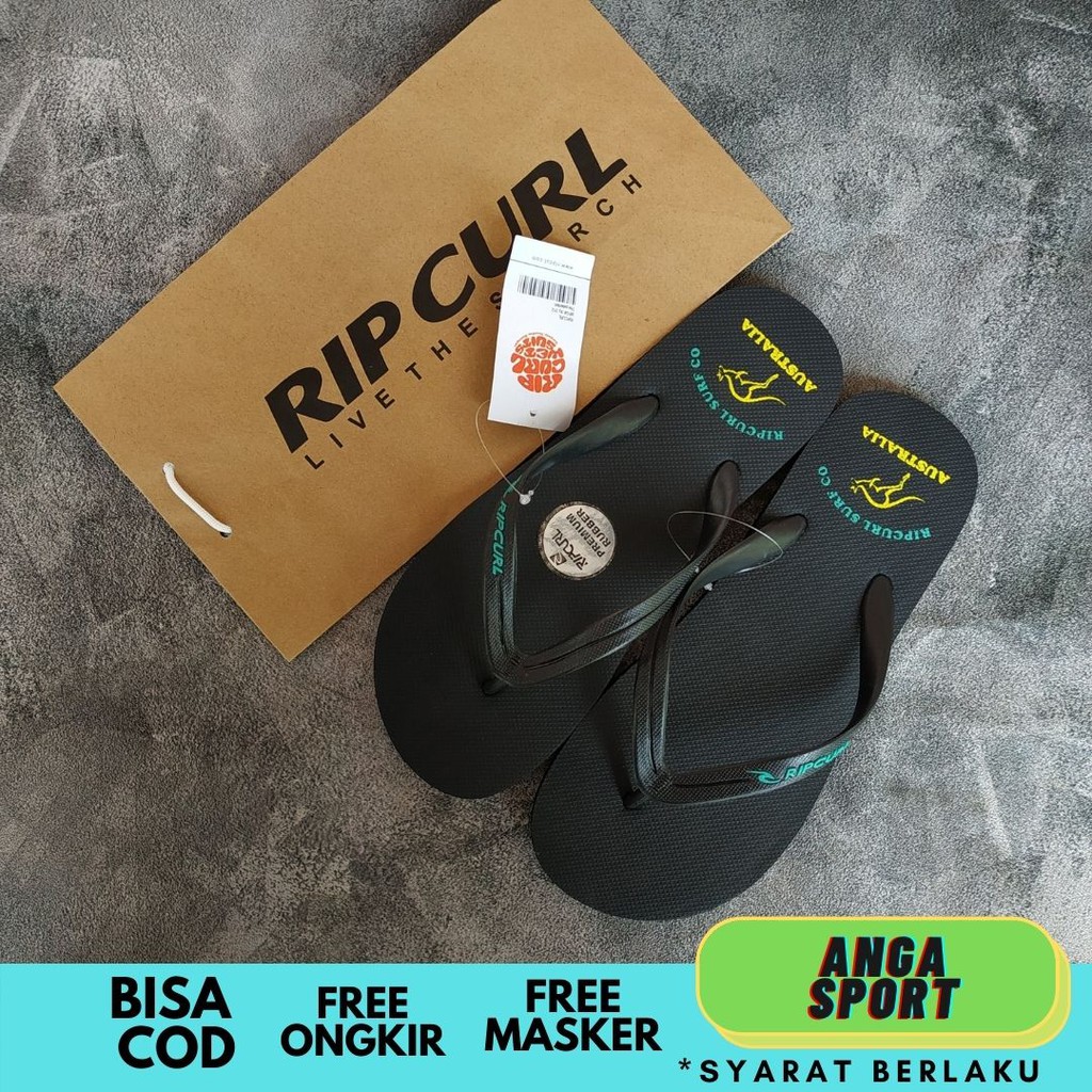 SENDAL JEPIT RIPCURL PRIA SANDAL DISTRO COWOK KASUAL CASUAL BRANDED SURFING PANTAI RUMAHAN