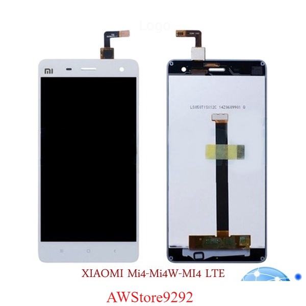 Layar Sentuh LCD TS Touchscreen Fullset XIAOMI MI4 MI4W MI4 LTE - BLACK WHITE