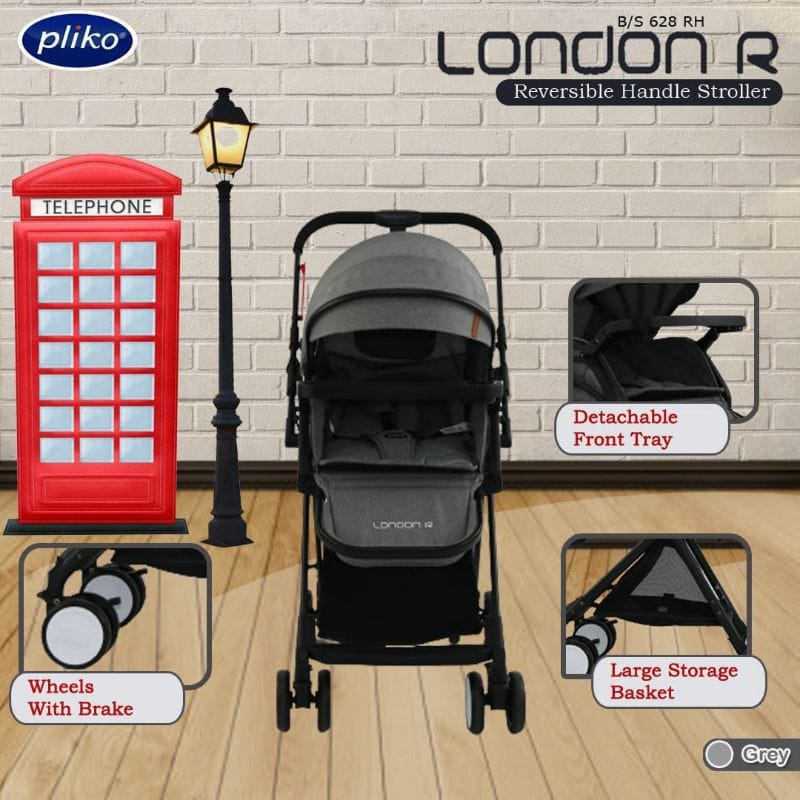 Pliko Stroller London R 628 - Kereta Dorong Bayi