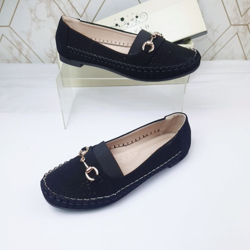 Norvid Flat shoes with chain NGS-TJ1