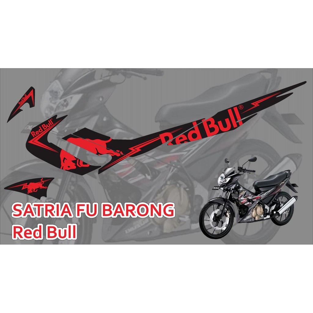 Jual Stiker Striping Suzuki Satria FU Barong RedBull Indonesia Shopee Indonesia