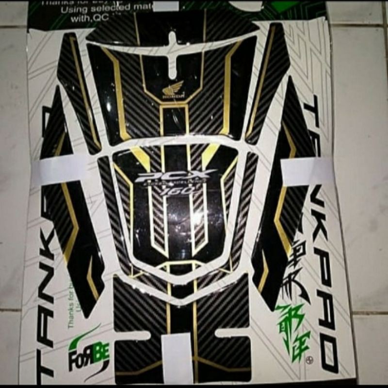 Stiker sticker tankpad New PCX 160 2021 model Robot