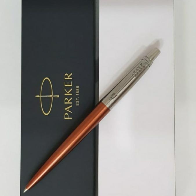 

Pulpen Parker Jotter Original Chelsea Orange Free Ukir Grafir Nama