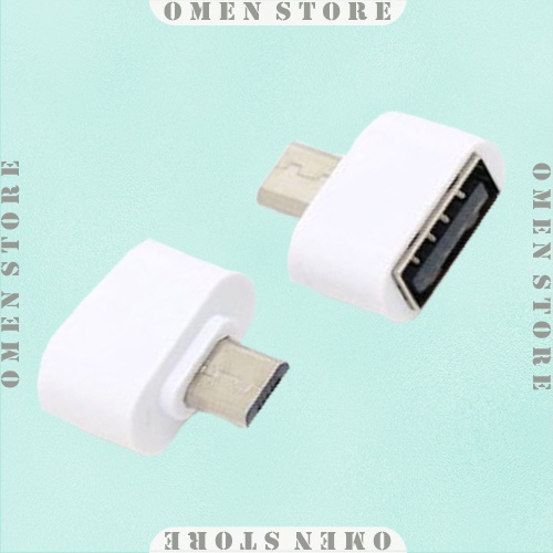 Mini OTG Adapter Micro USB ke USB Female - V8 | omenstore