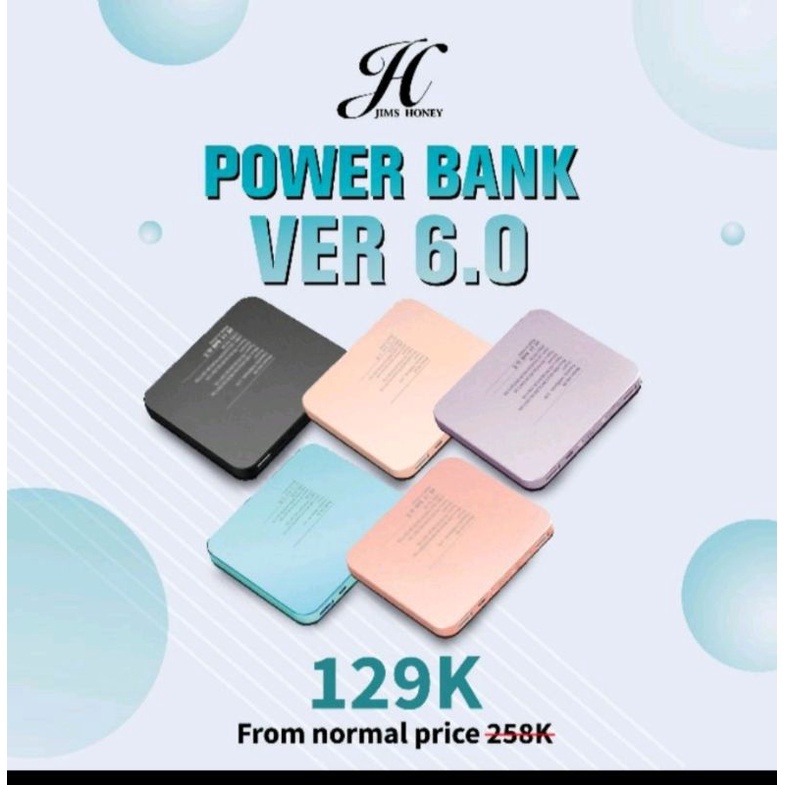 Power Bank Jims Honey Versi 6