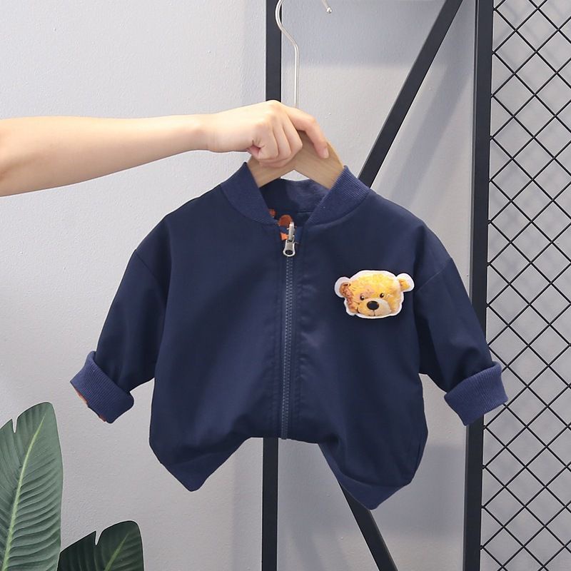 [COD] jaket 2in1 keren kekinian untuk anak laki laki usia 0-4 tahun motif BERUANG import premium/ brownieground