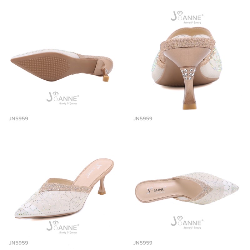 RESTOCK! [ORIGINAL] JOANNE Heels Shoes Sepatu Pesta Wanita #JN5959