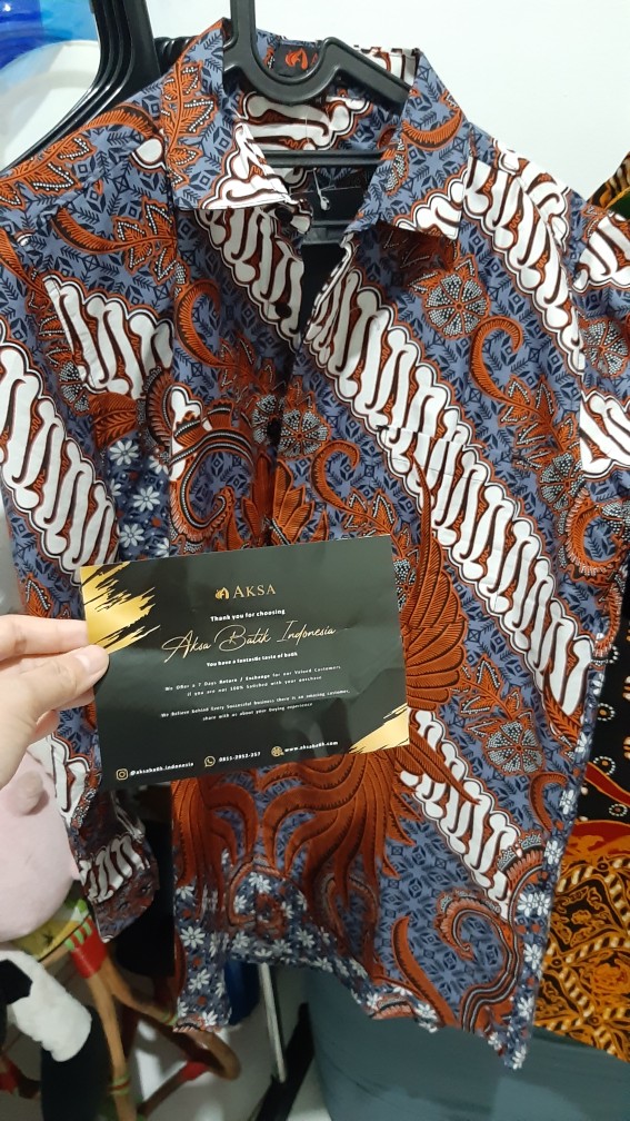 Kemeja Panjang Aksa Batik Leonard