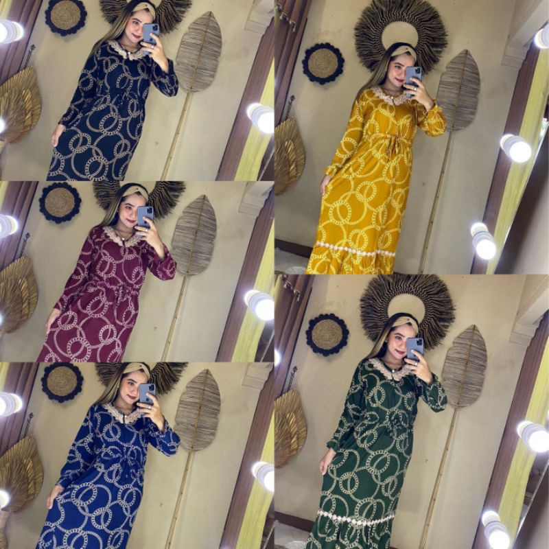 LONGDRESS ARAB RENDA  NABILA  / DASTER / ARAB / DASTER DASTER BUSUI / LONGDRESS