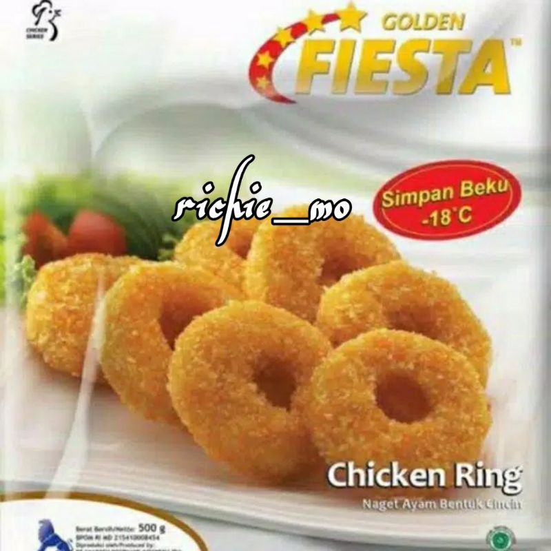 

Golden Fiesta Chicken Ring 500gr Nugget berbentuk Cincin