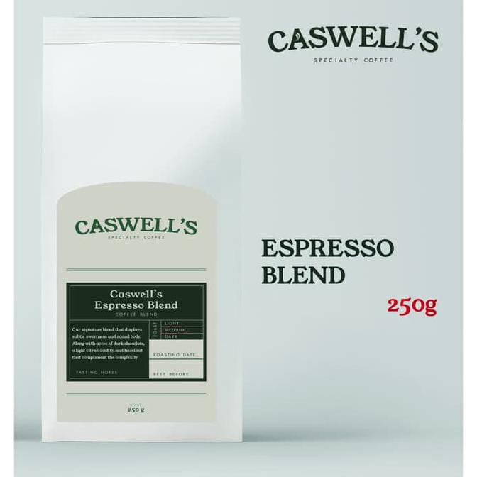 

Caswells Espresso Blend 250 gram / House Blend Coffee / Kopi / Arabica
