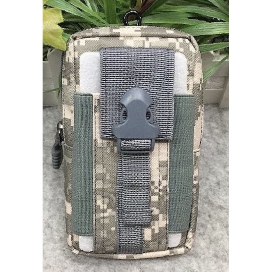 DOMPET HP PINGGANG TACTICAL LORENG MUAT HP BESAR UNTUK GESPER SABUK