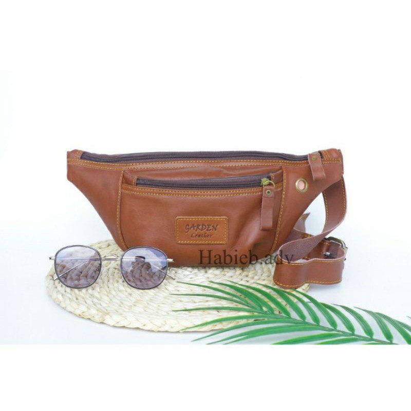 TAS KULIT WAISTBAG ASLI GARUT MODEL TERBARU