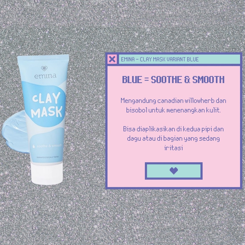 EMINA CLAY MASK/ MASQUERADE FACE MASK/ AQUA INFUSED SLEEPING MASK