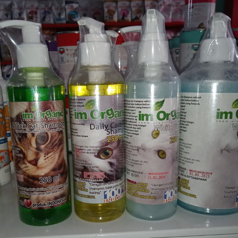 Sampo im Organic Whitening 500ml Cat Shampo im organik Shampo Kucing