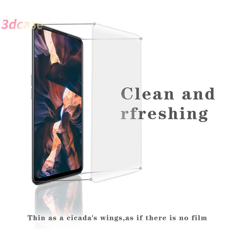 Soft Flexible Film untuk Realme C17 C15 5i C11 C2 6 C3 C12 5 7 7i Narzo C1 5S U1 6i 6S C3i 10 10A 20A Narzo 20 PRO OPPO A53 2020 A9 A5 2020 A33 2020 A7 A5S A12 A11K VIVO Y17 Y15 Y12 Y11 Y30i Y30 Y50 Not Tempered Glass Mobile Phone Pelindung untuk