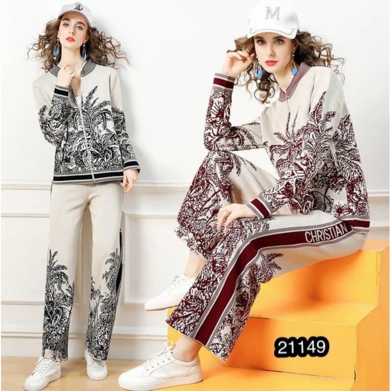 Setelan Rajut Dior Import Premium Tag Label