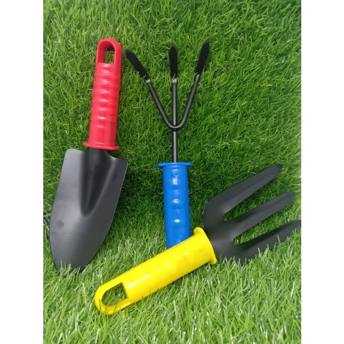 Alat Kebun Taman Set 3pcs 3 pcs 3in1 Sekop Garpu Garuk Tanaman Garden Tools Berkebun Bercocok Tanam