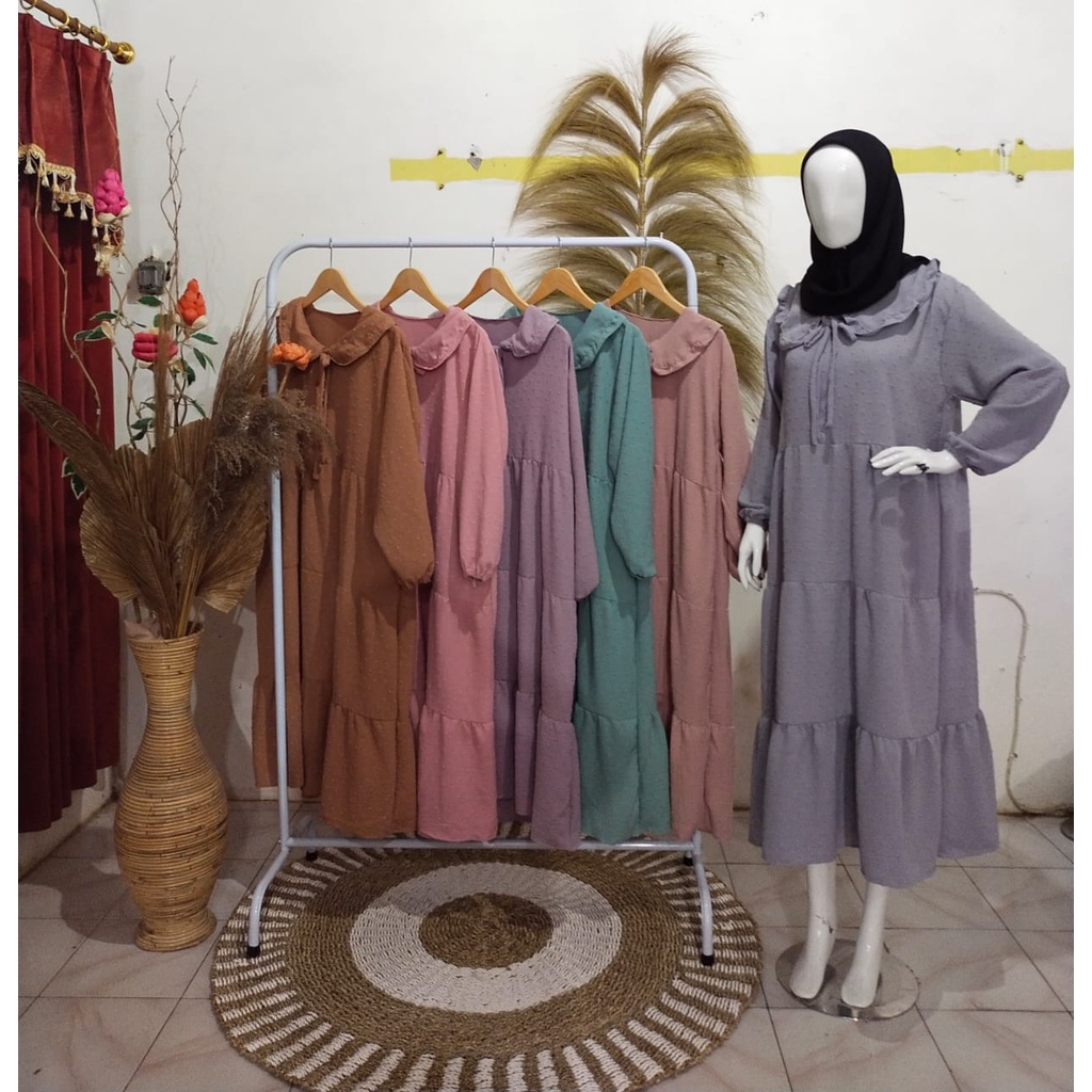 MIDI DRESS RUBY / MIDI DRESS RUBI / MIDI DRESS WANITA / MIDI DRESS 2022 / MIDI DRESS KEKINIAN