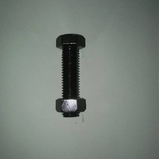 MUR BAUT HITAM 5/8 X 2 1/2 INCH