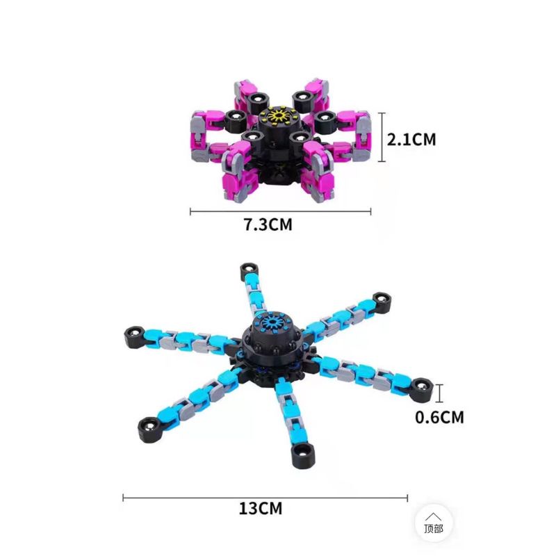 Mainan Fidget Spinner Robot Transformers - Mainan Penghilang Stres