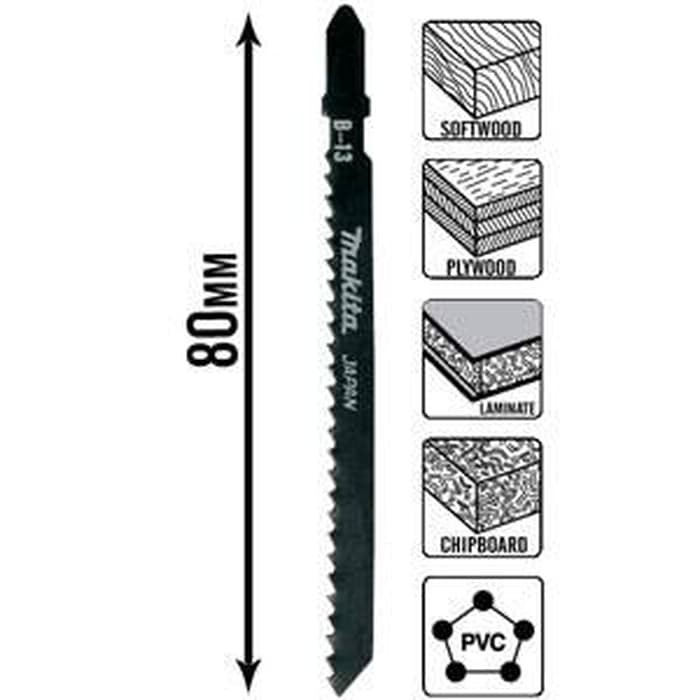 Mata jigsaw jig saw / gergaji Makita B 13 kayu (pedang)