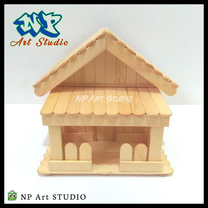 Jual Promo Miniatur Rumah Adat Betawi Dari Stik Es Krim Shopee Indonesia