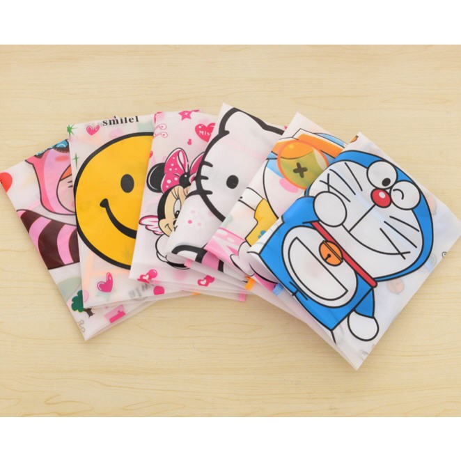 Apron Masak Transparant Celemek Dapur Waterproof Lucu Karakter Kartun