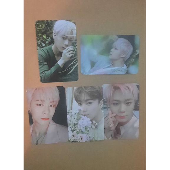 PHOTOCARD PC MOONBIN LETTER EUNWOO BOOKMARK MOONBIN BLUE FLAME LENTICULAR