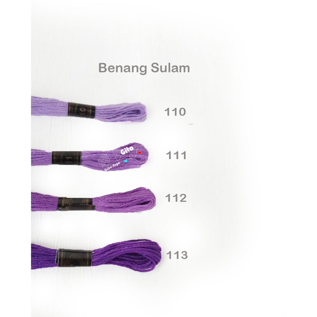 Benang Sulam / Benang Sulam Golden Star / Benang Sulam Rose / Benang Sulam Impor / Embroidery Yarn