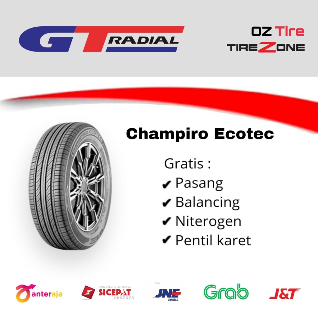 BAN MOBIL GT RADIAL 185/65 R15 CHAMPIRO ECOTEC