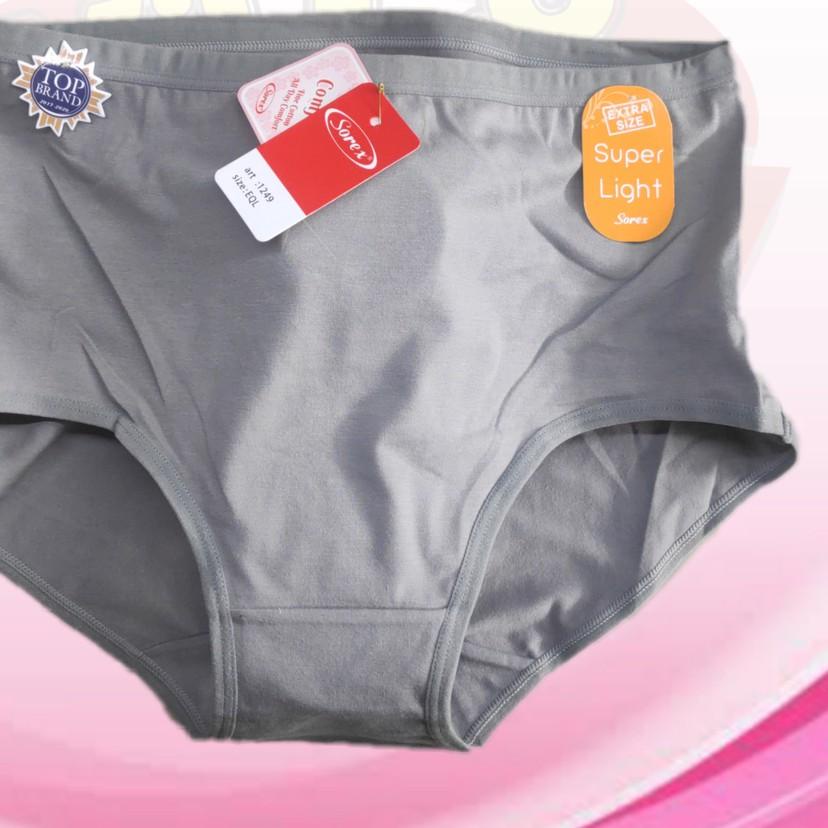 ➤ K112 - CELANA DALAM WANITA JUMBO SOREX SIZE 3XL - 5XL HARGA PER 1 PCS ➨