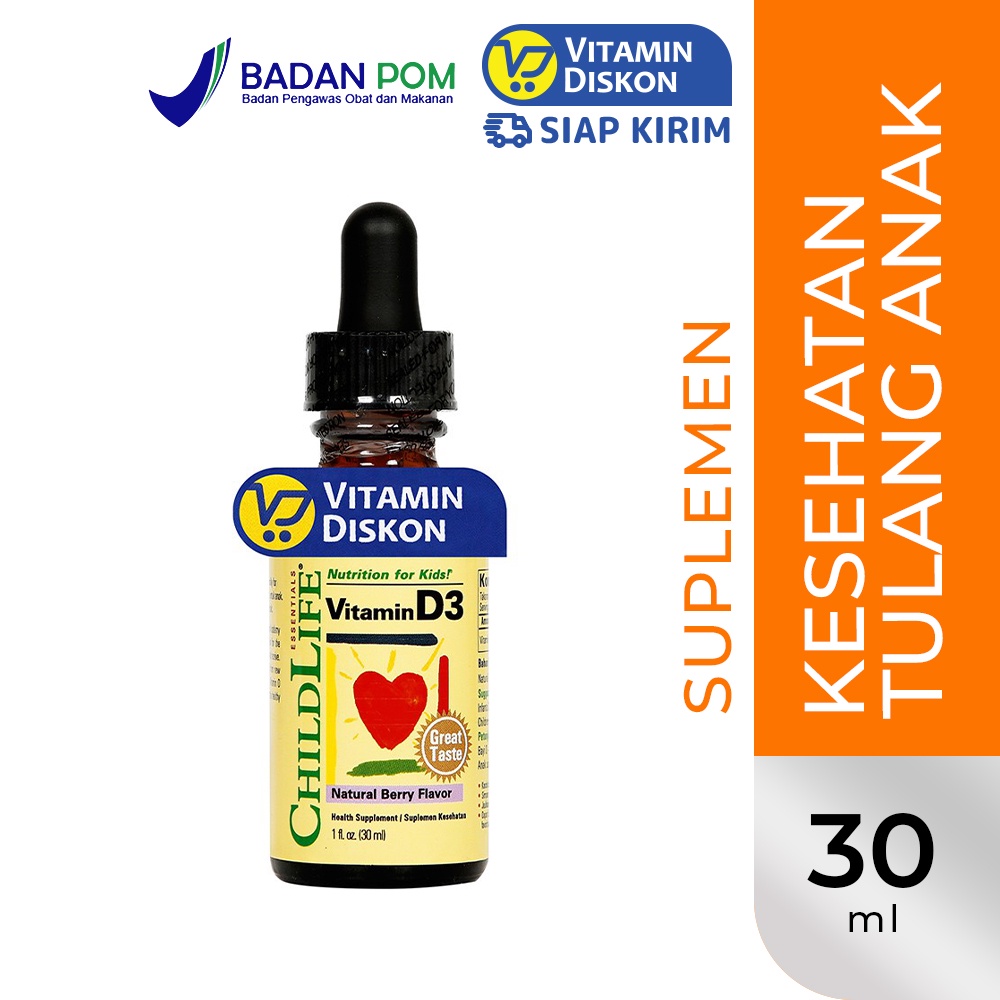 Jual CHILDLIFE VITAMIN D3 500 IU 30 ML Shopee Indonesia