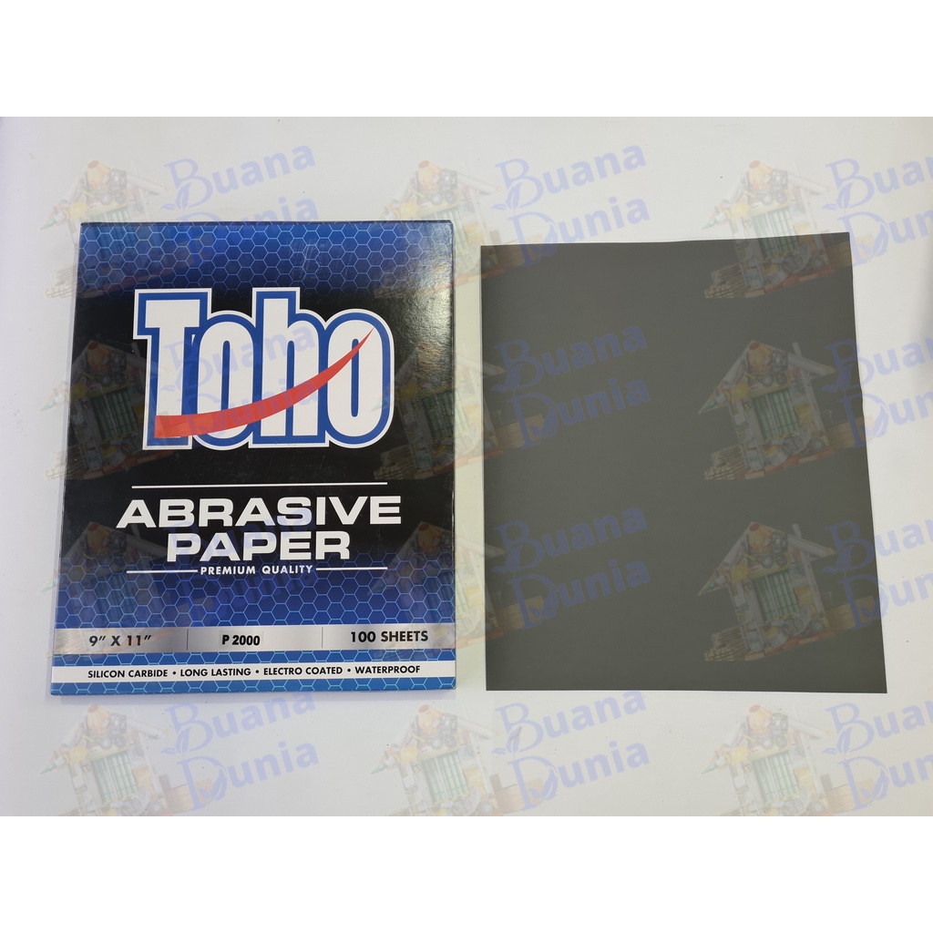 Amplas Duco TOHO No 2000 | Amplas Lembar | Amplas Kertas Grit 2000
