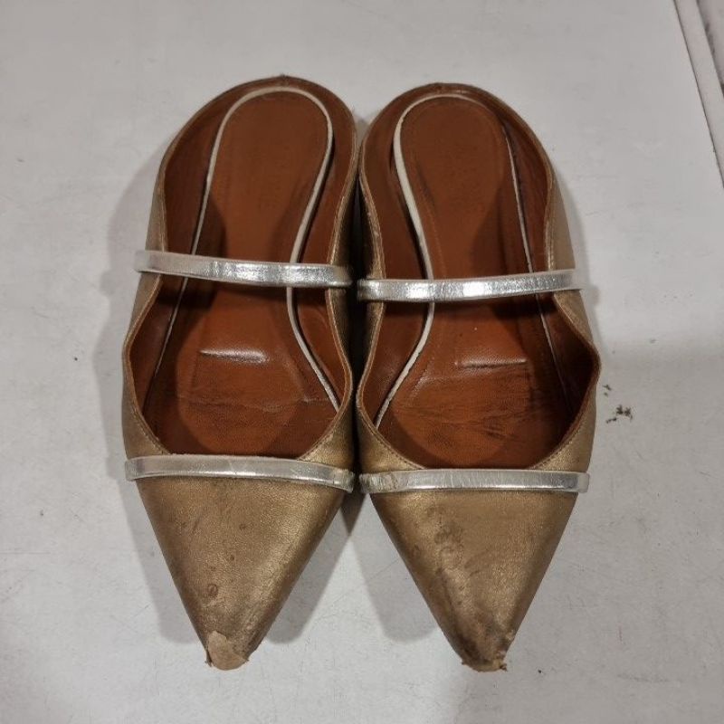 《PRELOVED》MALONE Souliers gold shoes