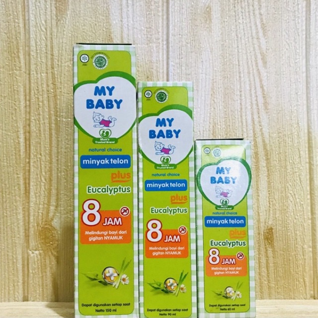 My Baby Minyak Telon | 150 Ml | 90 Ml | 60 Ml | Menghangatkan Tubuh Bayi