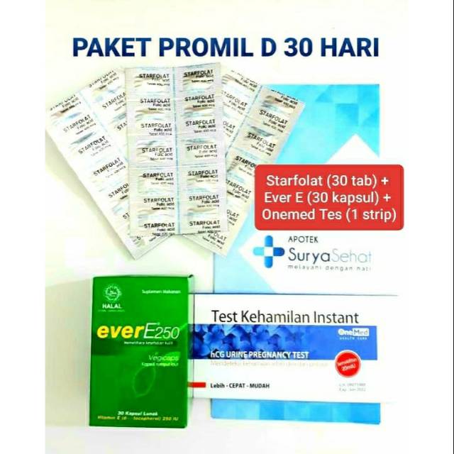 Paket Promil D 30 Hari Program Hamil 30 Hari Shopee Indonesia