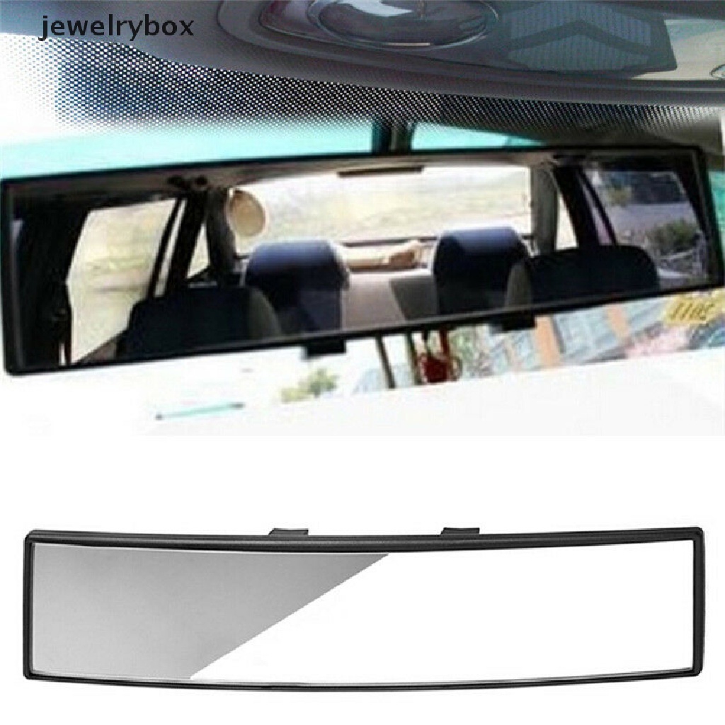 (Box) Kaca Spion Cembung Panoramik Universal 300mm Model Klip On Untuk Interior Mobil