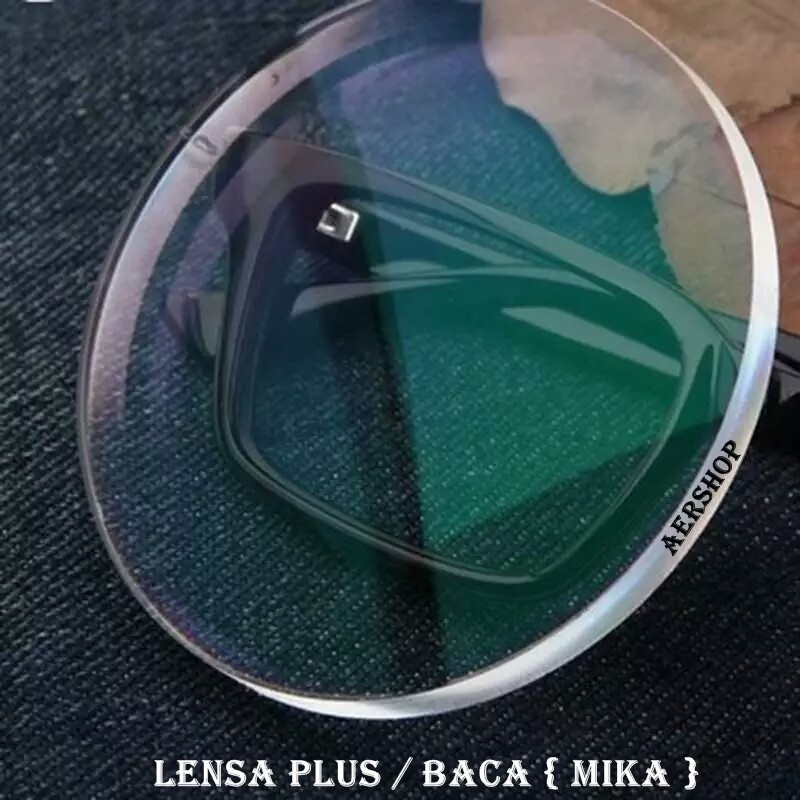Lensa kacamata baca (PLUS) murah +0.25 s/d +4.00