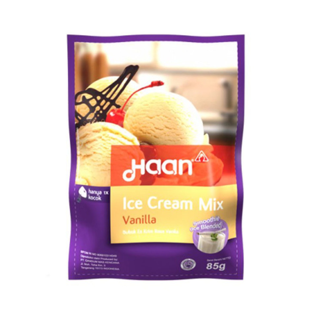 HAAN ICE CREAM VANILLA 85gr