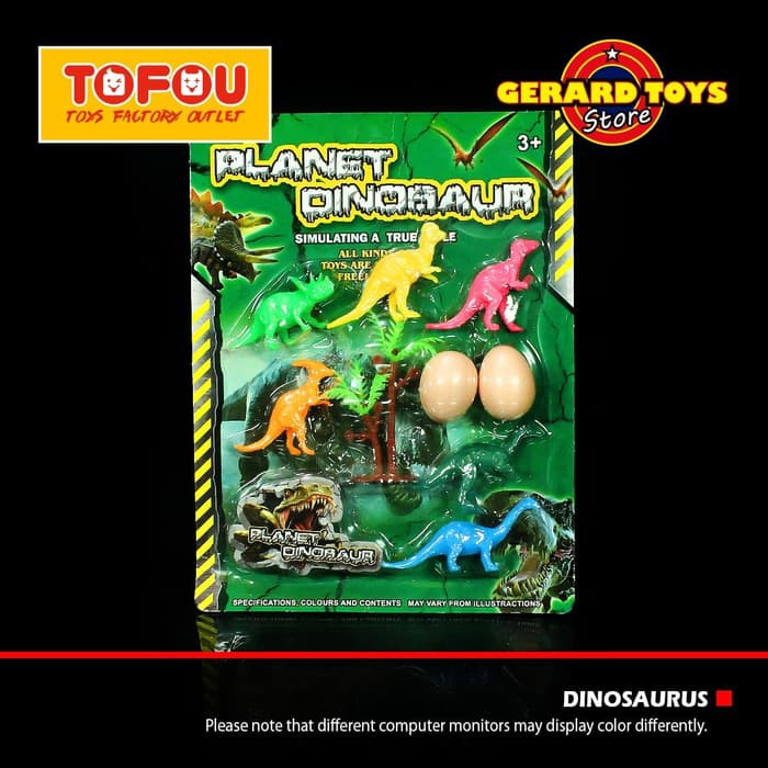 Mainan Animal Planet Dinosaurus Kecil  Pack set isi  6 1 