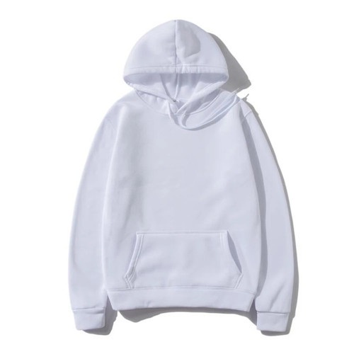 Sweater Hoodie Wanita Kiky Polos XL Ld 105-Putih