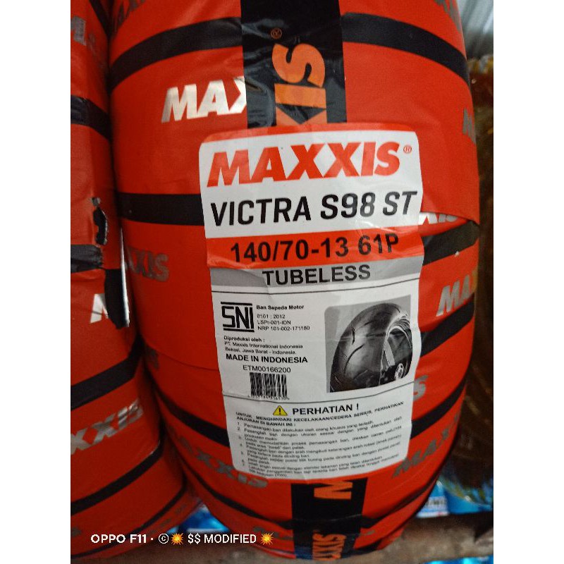 BAN MAXXIS VICTRA NMAX 140/70-13